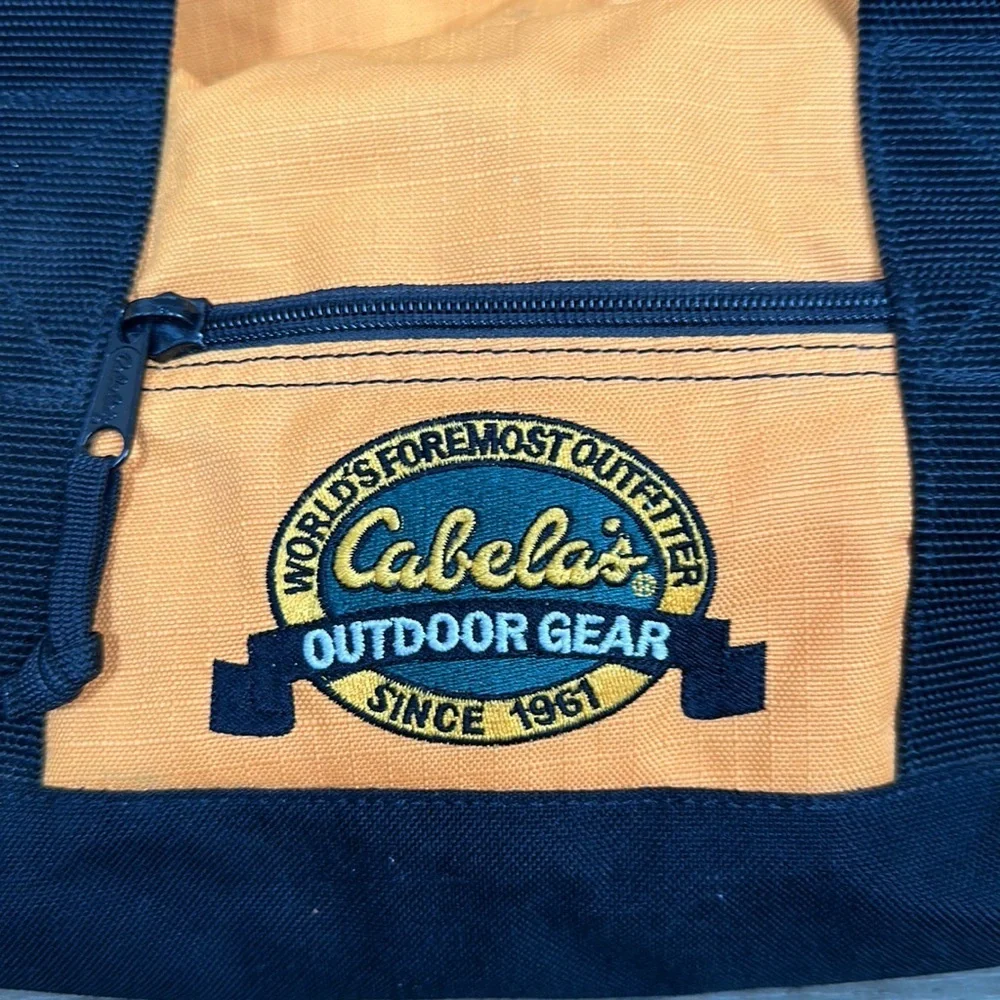 Cabela's Men's Black and Yellow Outdoor Gear Bag